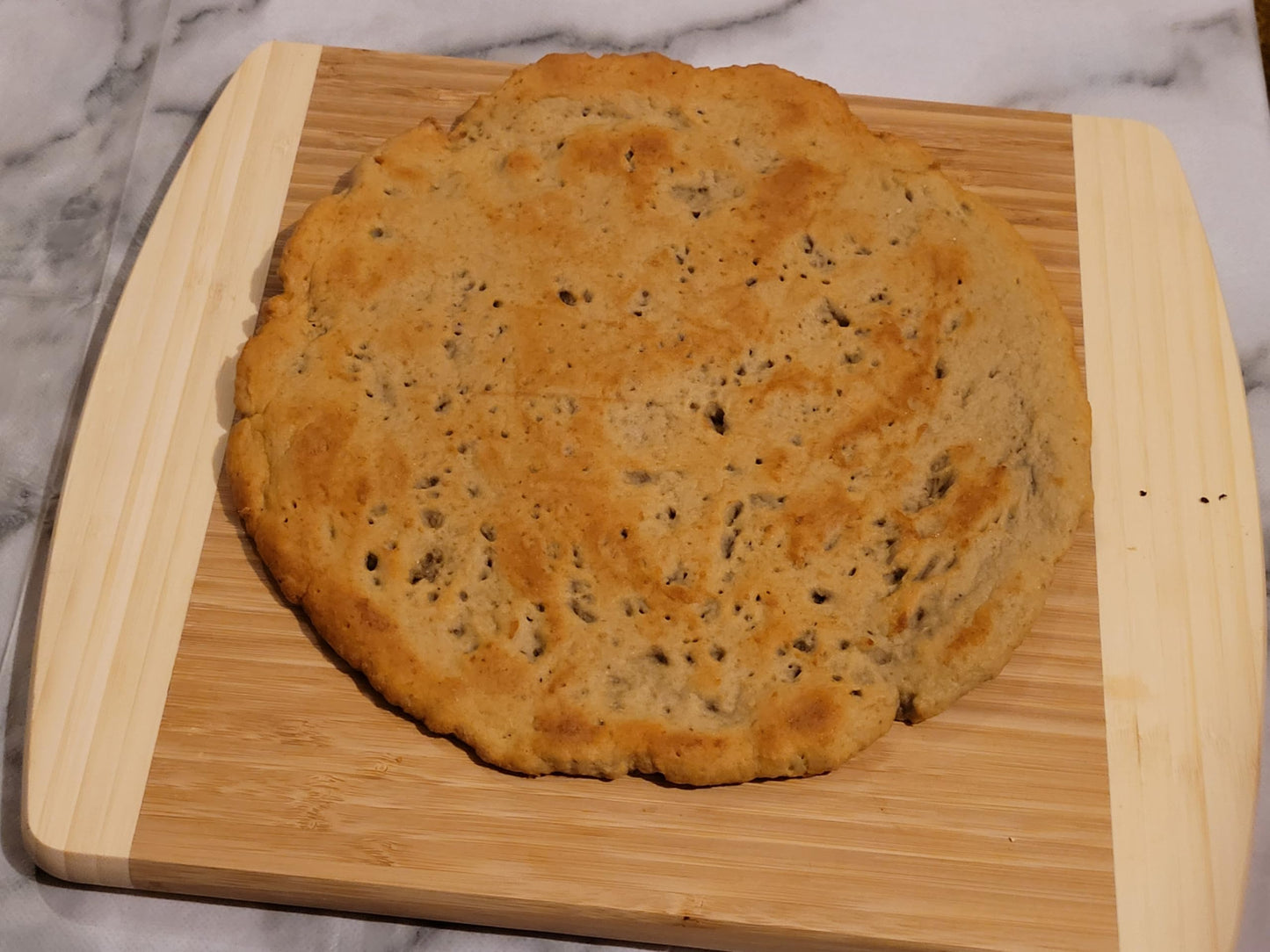 Mix for low carb with no added sugar 375g Bakery Bread Loaf, Coconut, Almond and wholewheat seeded with 0.8g Net Carbs Per Slice.