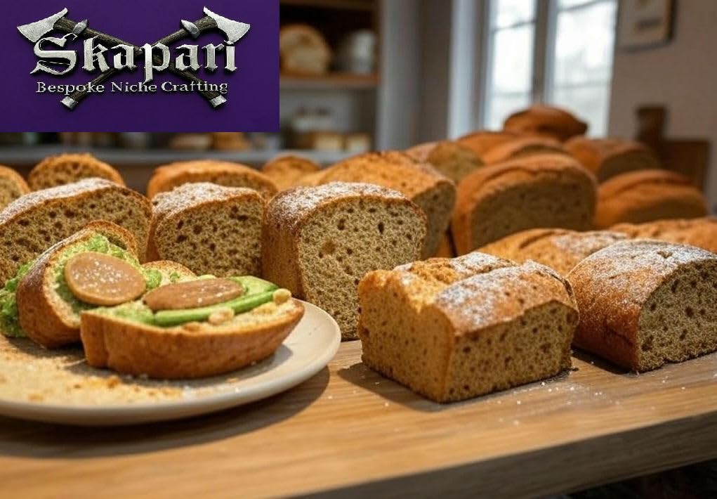 Low Carb with no added sugar Bread Mix Coconut and Almond variations, Garlic bread, cheesy, seeded, Bacon Only 0.1 net carb