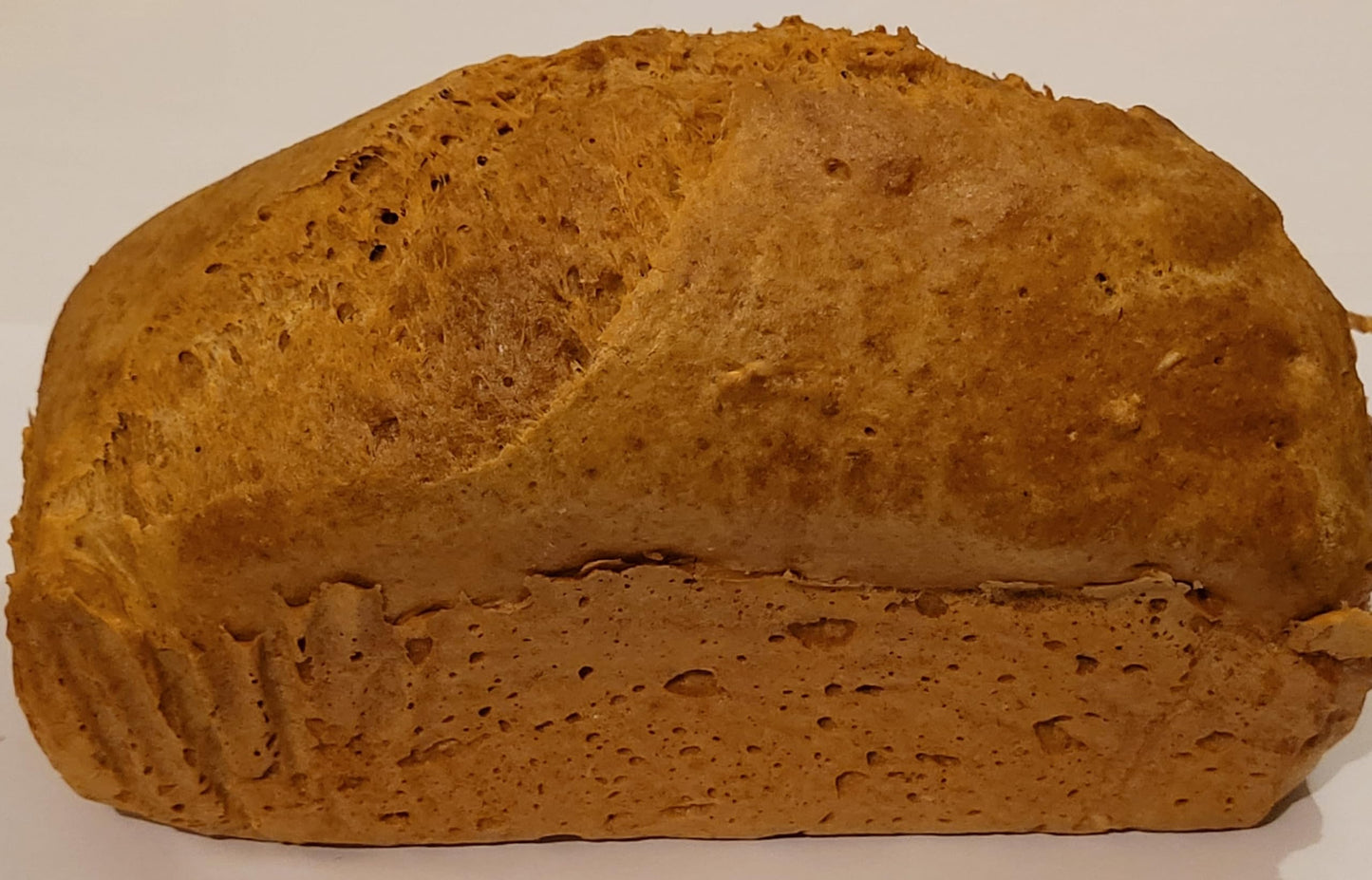 Mix for low carb with no added sugar 375g Bakery Bread Loaf, Coconut, Almond and wholewheat seeded with 0.8g Net Carbs Per Slice.